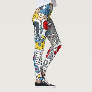 Street atmosphere leggings