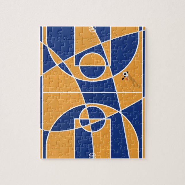 Street Basketball Court Jigsaw Puzzle (Vertical)
