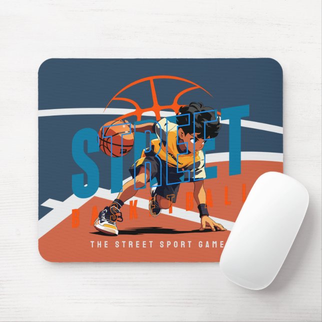 Street Basketball |  Mouse Mat (With Mouse)