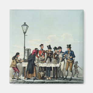 Street Breakfast engraved by G.Hunt, 1825 (engravi Magnet