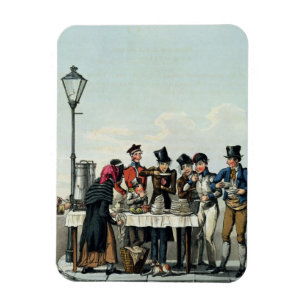 Street Breakfast engraved by G.Hunt, 1825 (engravi Magnet