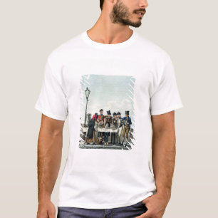 Street Breakfast engraved by G.Hunt, 1825 (engravi T-Shirt