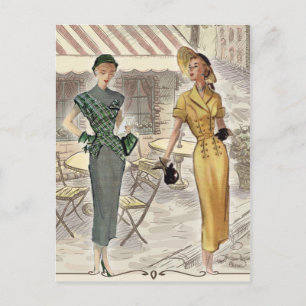 Street Cafe Postcard