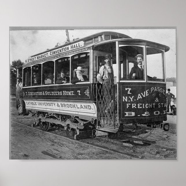 Street car, Washington, D.C. Poster (Front)