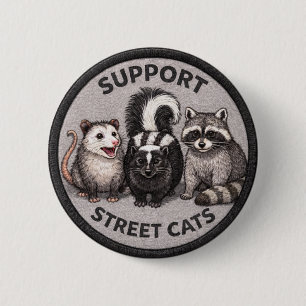 Street Cats 6 Cm Round Badge