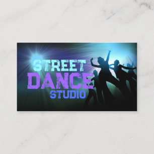 Street Dance Classes Hip-Hop Cool Moves Business Card