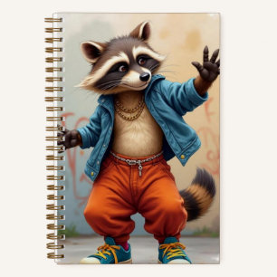 Street Dancer, Raccoon, author Natasha Us Notebook