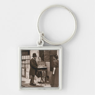 Street Doctor, 1876-77 (woodburytype) Key Ring