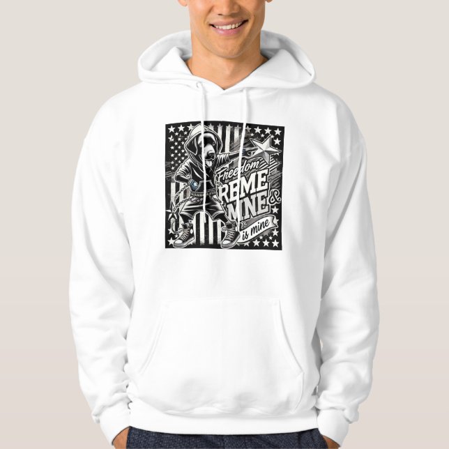 Street dog1 hoodie (Front)