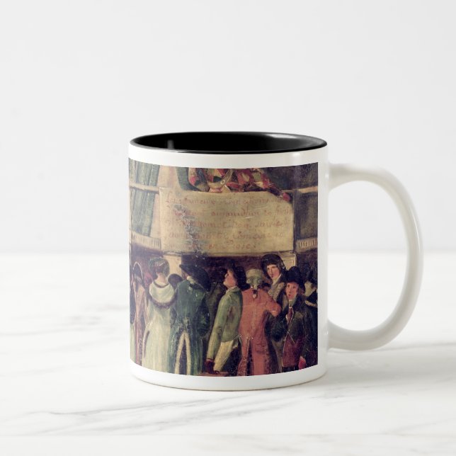 Street Fair Two-Tone Coffee Mug (Right)