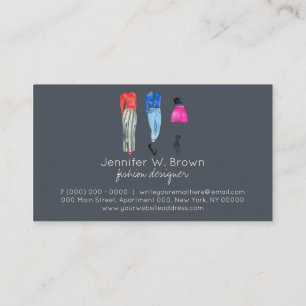 Street Fashion Consultant Clothing Popup Boutique Business Card