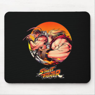Street fighter ryu vs ken japanese graphic artStre Mouse Mat