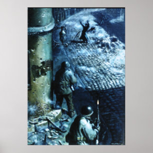 Street fire-fight poster