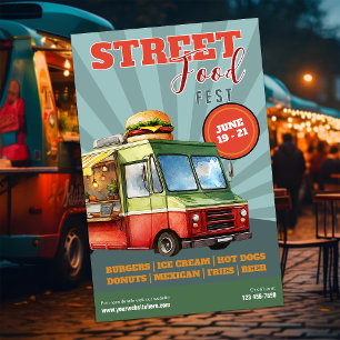 Street Food Festival   Food Truck Flyer
