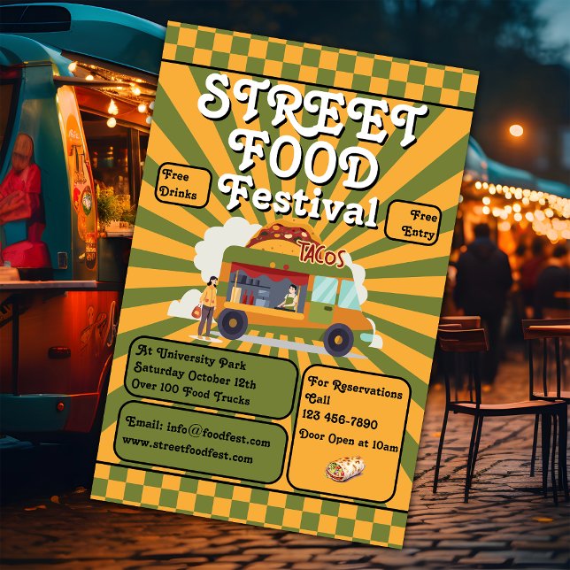 Street Food Festival Promotional Flyer (Creator Uploaded)