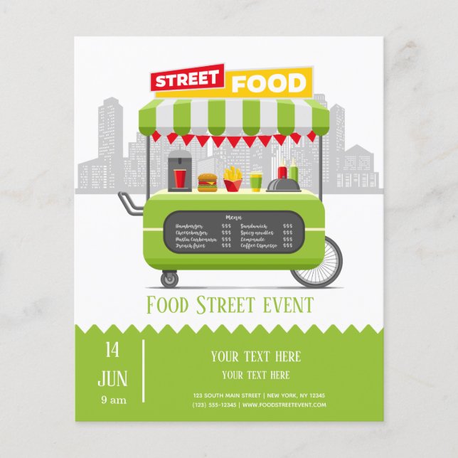 Street food flyer (Front)