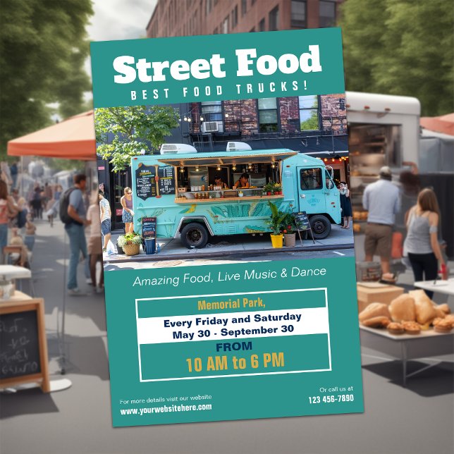 Street Food | Food Truck Flyer (Creator Uploaded)