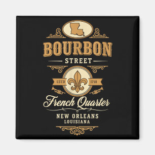 Street French Quarter New Orleans Louisiana Magnet