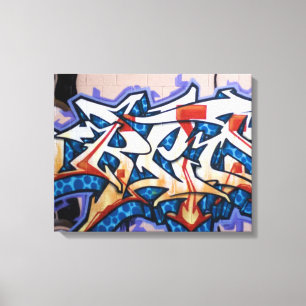 Street Graffiti Art Canvas Print