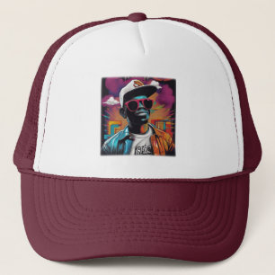 Street graffiti art RAP and Hip Hop - Hip Hop Cap