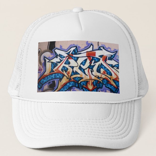 Street Graffiti Art Trucker Hat (Front)