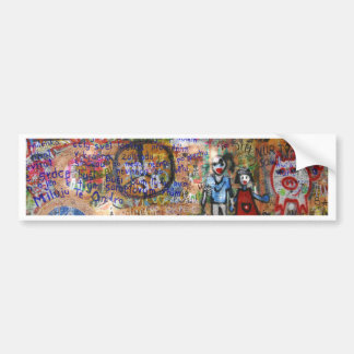 Street Graffiti Artwork Bumper Sticker
