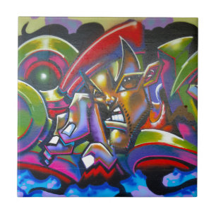 Street Graffiti Tile