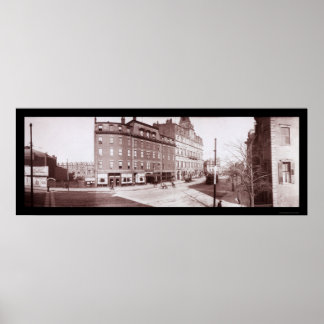 Street Hotel Boston, MA Photo 1903 Poster