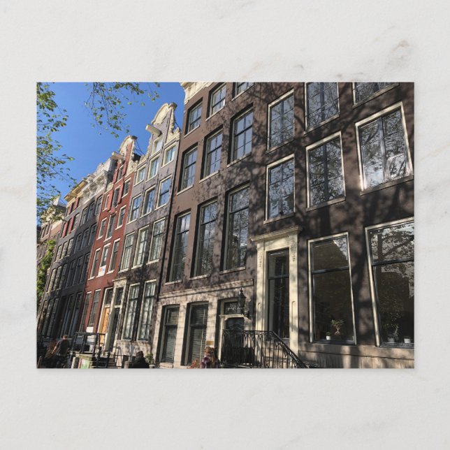 Street in Amsterdam, Netherlands Postcard (Front)
