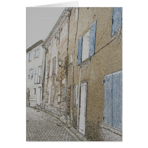 street in an old village in the Provence