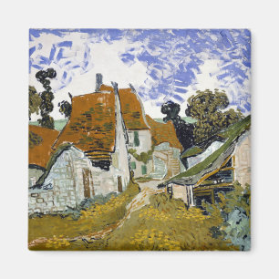 Street in Auvers-sur-Oise by Vincent van Gogh      Magnet
