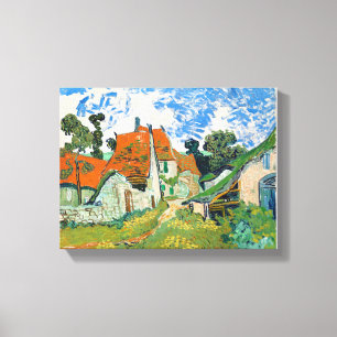 Street in Auvers-sur-Oise Canvas Print