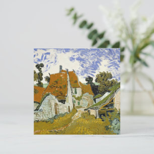 Street in Auvers-sur-Oise Vincent  van Gogh