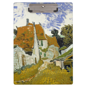Street in Auvers-sur-Oise Vincent van Gogh Clipboard