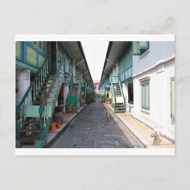 Street in Bangkok Postcard (Front)