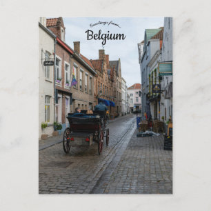 Street in Belgium Postcard