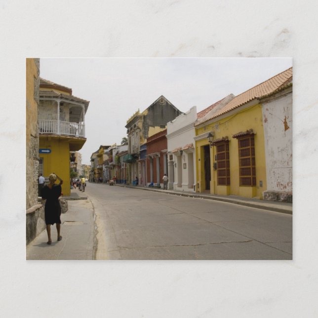 Street in Cartagena Postcard (Front)