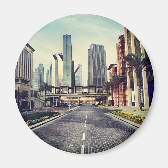 Street in Dubai Magnet (Front)