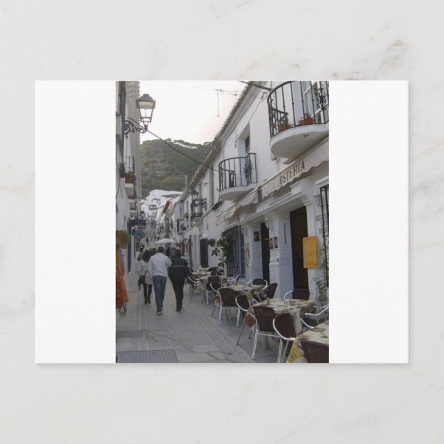 Street in Mijas, Spain Postcard (Front)