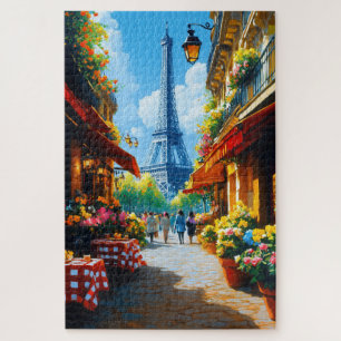 Street in Paris Jigsaw Puzzle