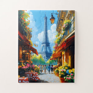 Street in Paris Jigsaw Puzzle