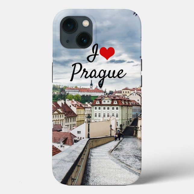 Street in Prague downtown Case-Mate iPhone Case (Back)