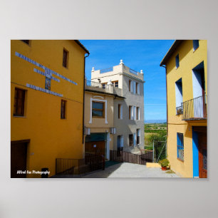 Street in Riba-roja de Túria Poster