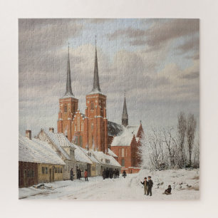 Street in Roskilde 1836 Jigsaw Puzzle