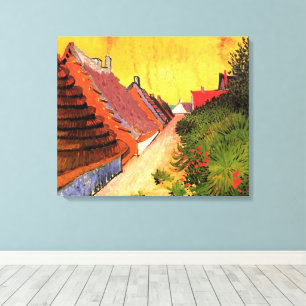 Street in Saintes Maries by Vincent van Gogh Canvas Print