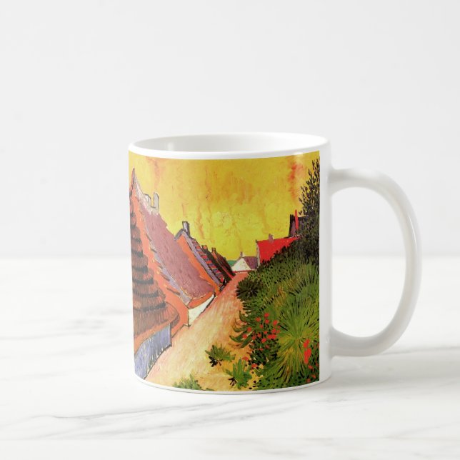 Street in Saintes Maries by Vincent van Gogh Coffee Mug (Right)