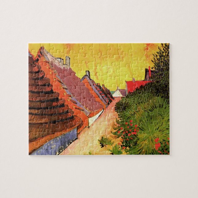 Street in Saintes Maries by Vincent van Gogh Jigsaw Puzzle (Horizontal)