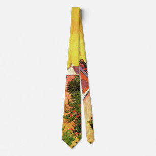 Street in Saintes Maries by Vincent van Gogh Tie