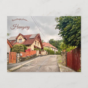 Street in Sopron Hungary Postcard