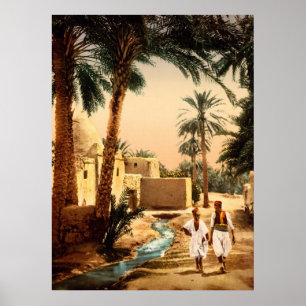 Street in the old town Biskra Algeria Poster